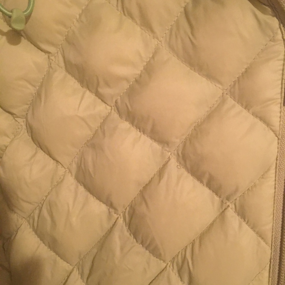 Lands’ End Light Green Long Sleeve Hooded Down Puffer Coat Size M. - Picture 3 of 4
